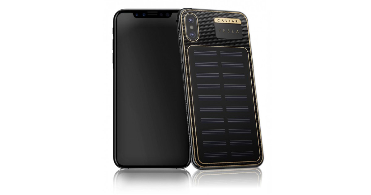 iPhone X Tesla: смартфон Apple з вбудованою сонячною батареєю