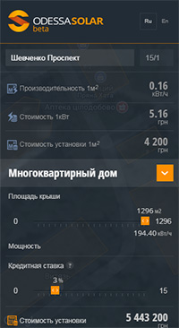 Мережева сонячна електростанція під Зелений тариф